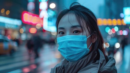 Protective mask for global virus outbreaks