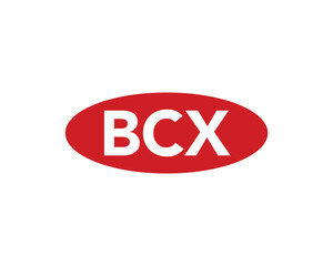 BCX logo design vector template