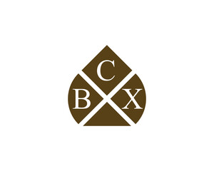 BCX logo design vector template