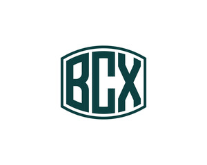 BCX logo design vector template