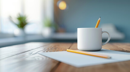 Create a creative job plan draft with ample copy space, covering all objects with deep depth of field.