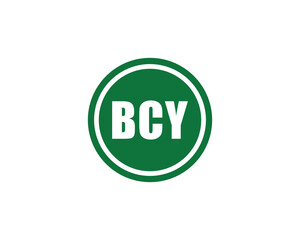 BCY Logo design vector template. BCY Logo design.