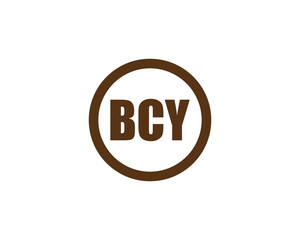 BCY Logo design vector template. BCY Logo design.