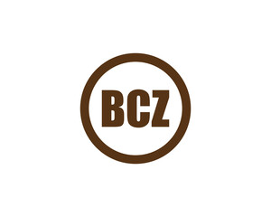 BCZ logo design vector template. BCZ logo design.