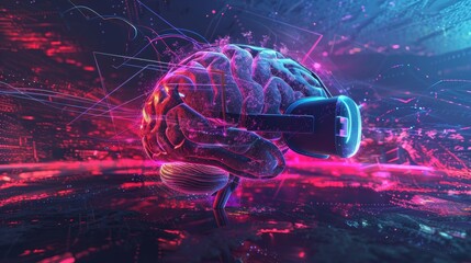 Enhancing neural connections in vr with futuristic technology and high res graphics