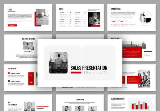 Sales Presentation Layout