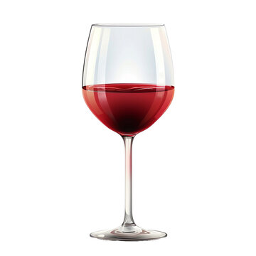 red glass, glass of red