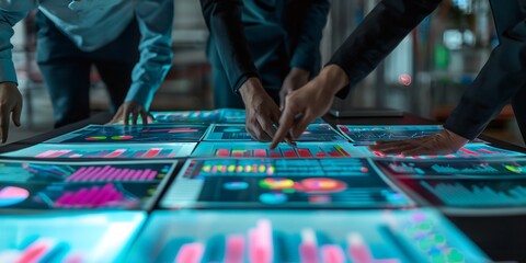 Competitive Analysis Analysts comparing their company&rsquo;s performance with competitors, using data visualization tools to identify strengths and weaknesses. 