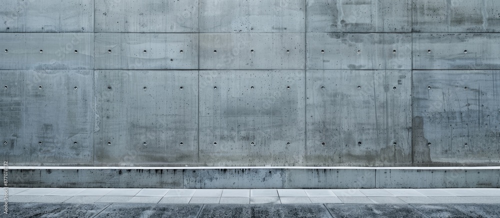 Leinwandbilder a detailed shot capturing a concrete wall background with a blank area for additional content or tex