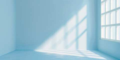 Obraz premium Abstract background empty room with big window
