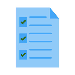 Document flat icon