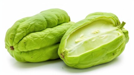 Obraz premium Chayote on white background ,