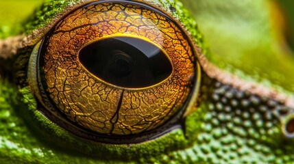 yellow and brown iris at its core