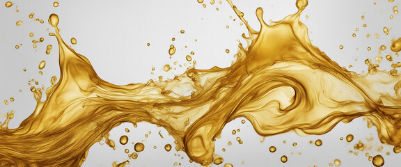 Fototapeta premium gold ink in water wallpaper