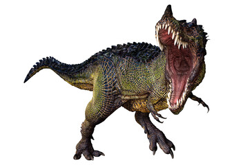 3D Rendering Fantasy Dinosaur on White © photosvac