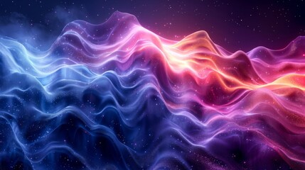Dark blue purple glowing gradient background 