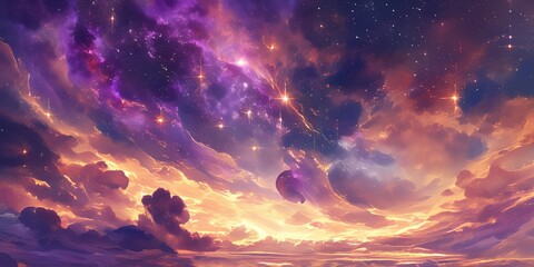 Fototapeta premium Celestial Dreamscape