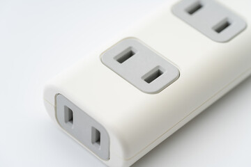 電源タップのクローズアップ