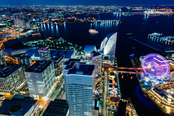 横浜の夜景　～スカイガーデン・1～