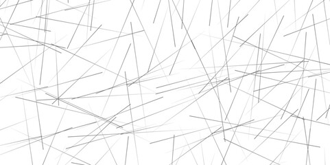 Obraz premium Trendy random diagonal lines image. Random chaotic lines. Diagonal black lines background. Abstract geometric pattern. image idea. 