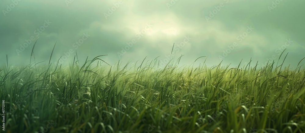 Sticker Cornfield backdrop with ample copy space image.