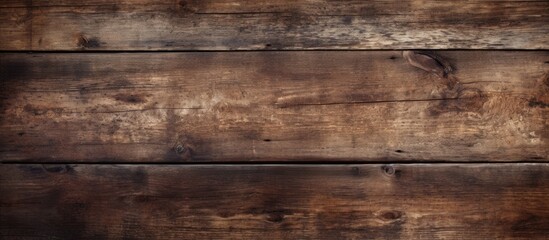 Obraz premium Rustic wooden surfaces creating a grungy backdrop with copy space image.