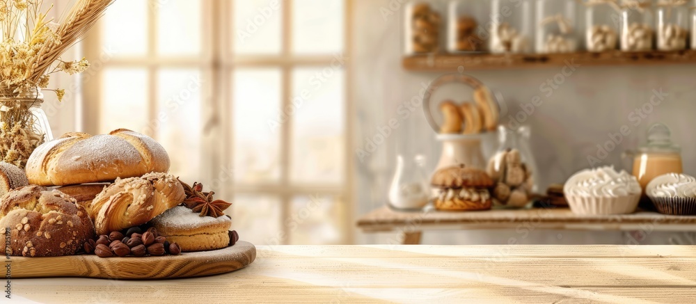 Poster bakery concept with copy space image.