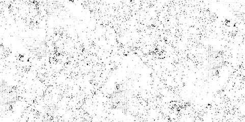Black grainy texture isolated on transparent background. Dust overlay. Dark noise granules. Vector design