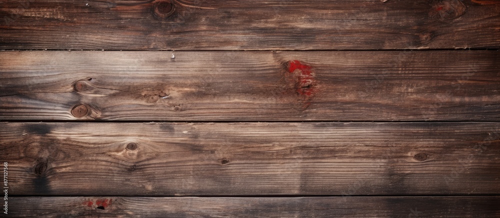 Aufkleber weathered wooden background with a festive christmas theme featuring a rough vintage texture, cracks