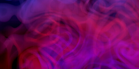 Illustration of Pink and Purple Smoke Geometric Abstract