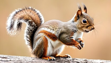 squirrel in the forest, squirrel on white background, squirrel isolated on white