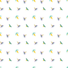 Cute unicorn seamless pattern for textile. Childish magic characters background. Childrens fairy and magic pattern.