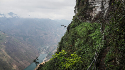 The landscape of Ha Giang Province in Northern Vietnam