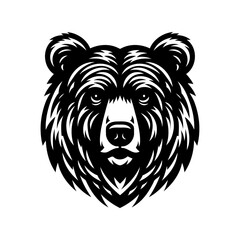 bear vector, bear silhouette