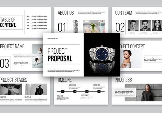 Minimal Project Proposal Presentation Template