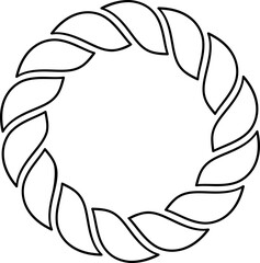 Rope Circular Border 