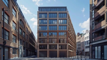 Fototapeta premium Rathbone Place is a new development on the site of an old Royal Mail sorting office