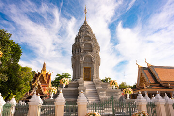 Pagoda at Royal palace in Phnom Penh city, Cambodia