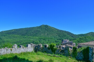 The Italian village of Vairano Paterona in Campania.