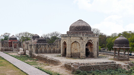 Fototapeta premium View of the group of Bua Hasan monuments, Jhajjar, Haryana, India.
