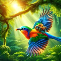 Obraz premium beautiful bird