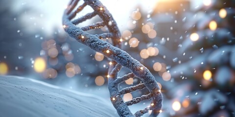 Nature-Inspired Microscopic DNA and Cell Structures in Stunning Art