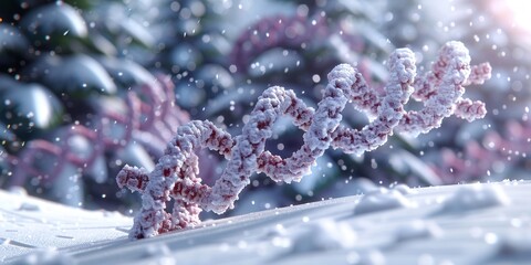 Nature-Inspired Microscopic DNA and Cell Structures in Stunning Art