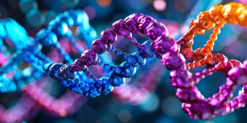 Nature-Inspired Microscopic DNA and Cell Structures in Stunning Art