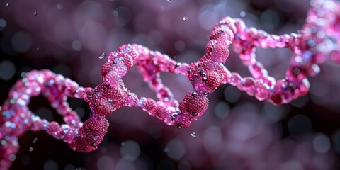 Nature-Inspired Microscopic DNA and Cell Structures in Stunning Art