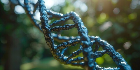 Nature-Inspired Microscopic DNA and Cell Structures in Stunning Art