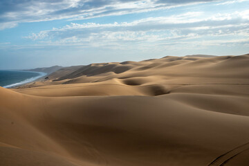 Sand dunes of Sandwich Harbour, Namibia