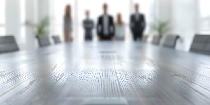 Blurred image of business professionals in a boardroom meeting. Concept Business, Professionals, Boardroom Meeting, Blurred Image, Corporate Environment