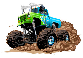 Cartoon Monster Truck © Mechanik