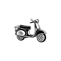 vintage scooter motorcycle, bike, motor, motorbike, car, transport, speed, transportation, vehicle, biker, wheel, vector, sport, toy, ride, cycle, scooter, 